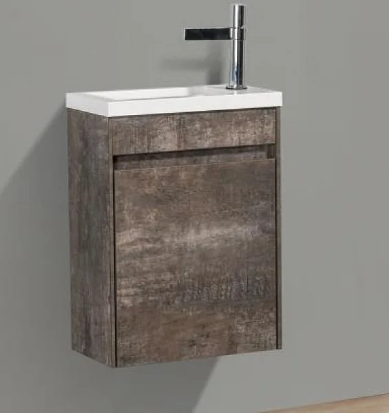 PIETRA MINI База под раковину подвесная, левостороннее исполнение PIETRA MINI-400-1A-SO-PT-L, Stone