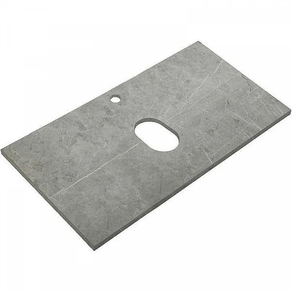 Столешница из керамогранита 800x460 KEP-80-MGL Marmo Grigio Lucido BelBagno