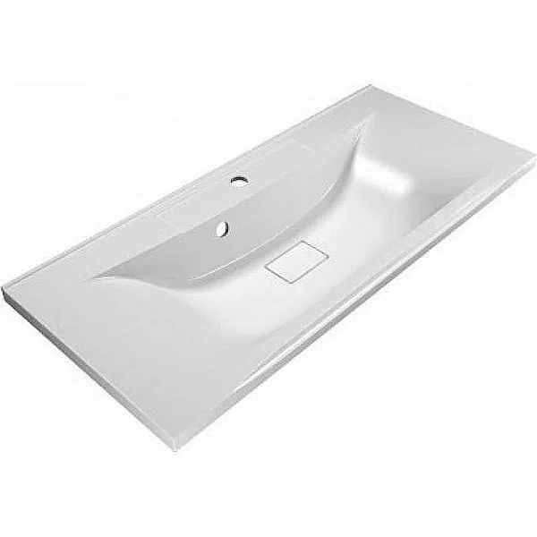 Раковина из литьевого мрамора, 1000x445x150, BB1000/445-LV-MR-PR BelBagno