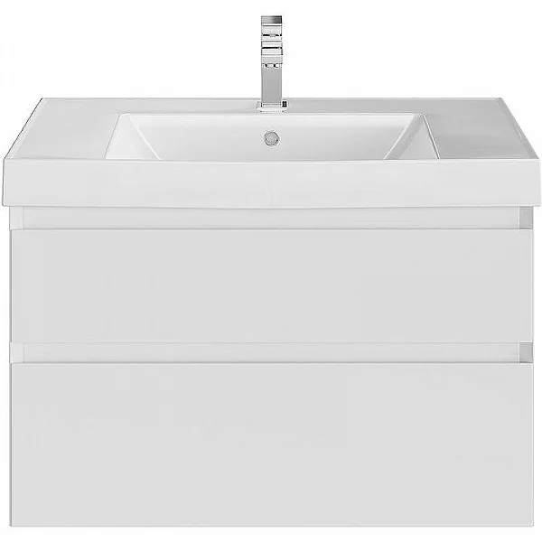 Kerama Marazzi CUB.80.2/WHT.M Тумба CUBO подвесная с ящиками 80, белая матовая