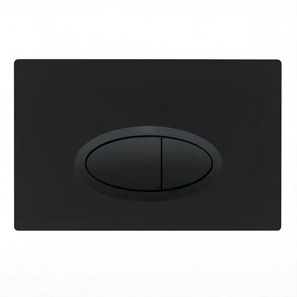 Кнопка смыва BB054NERO, чёрная матовая BelBagno