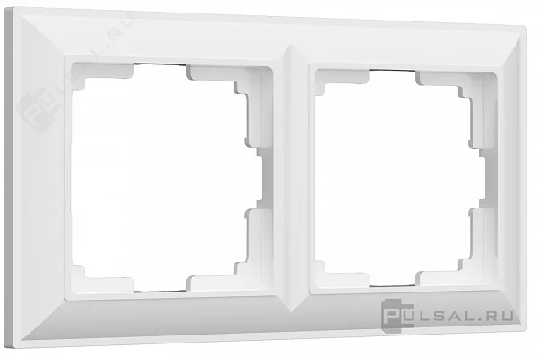 W0022201/ Рамка на 2 поста Fiore (белый)