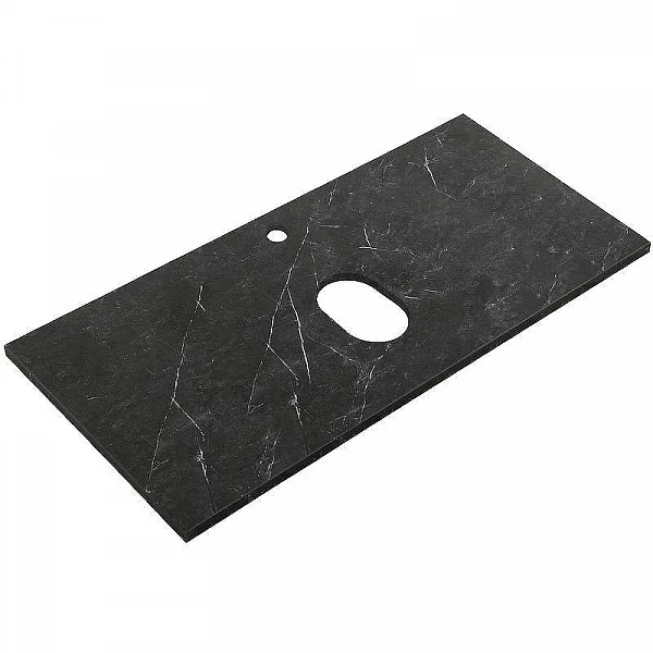Столешница из керамогранита 1000x460 KEP-100-MNO Marmo Nero Opaco BelBagno