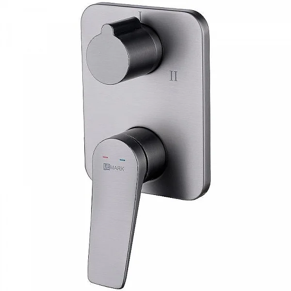 Смеситель Lemark Bronx LM3728GM для ванны и душа, встраиваемый