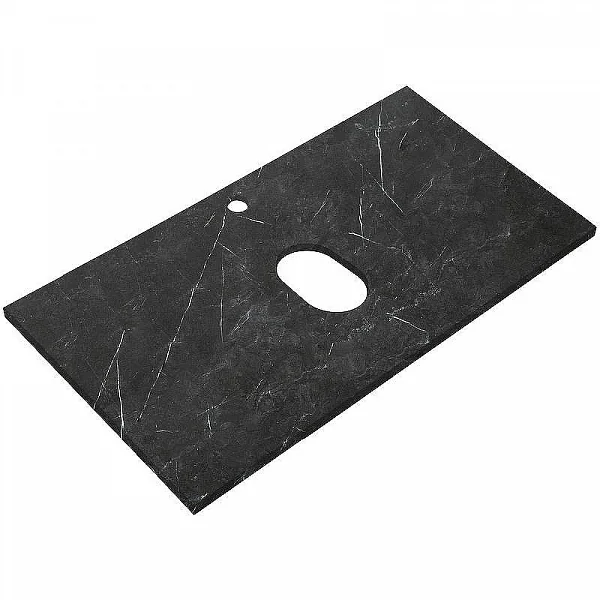 Столешница из керамогранита 800x460 KEP-80-MNO Marmo Nero Opaco BelBagno