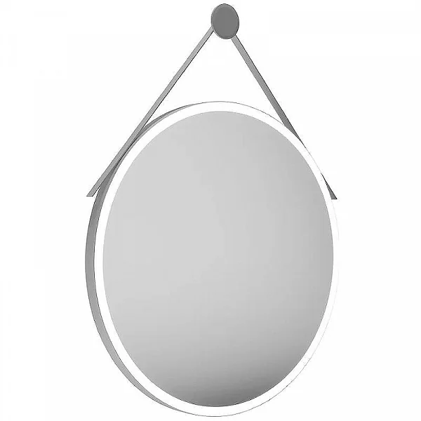 Kerama Marazzi CO.mi.P.70/WHT Зеркало CONO 70 см, круглое с металличеким креплением к стене, цвет бе