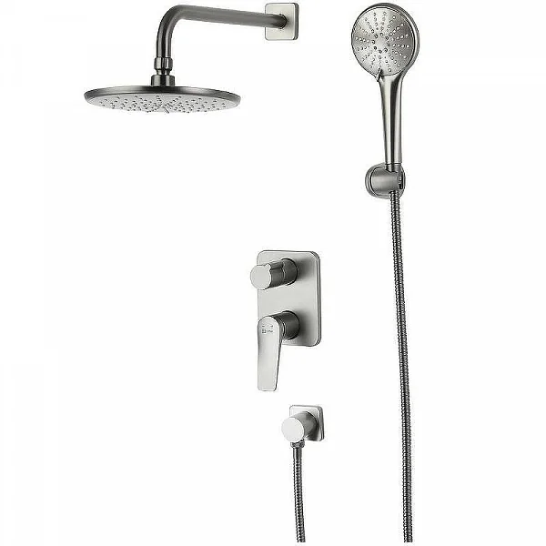 Смеситель Lemark Bronx LM3729GM для душа, встраиваемый.