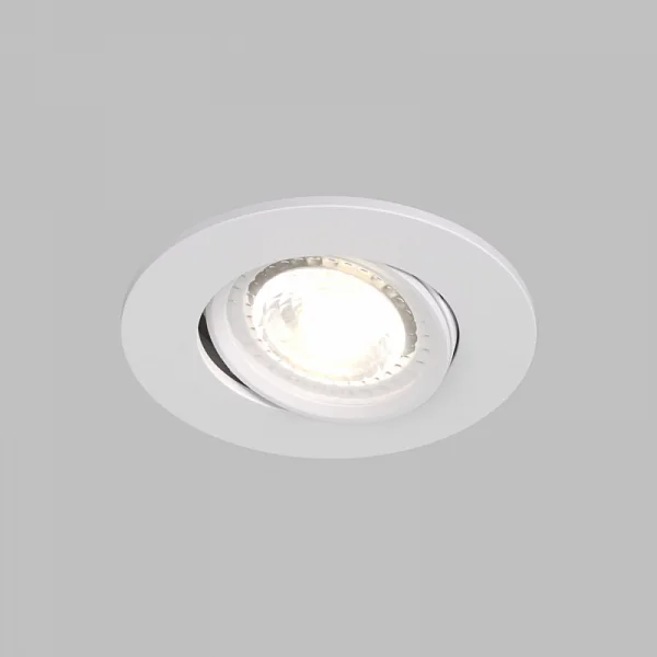 DK3020-WH Denkirs Встраиваемый повортный светильник под сменную лампу BILLUM, IP20, 15W, GU5.3, LED,