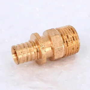 Муфта 16 х 1/2 Нар бронза REHAU (красный)