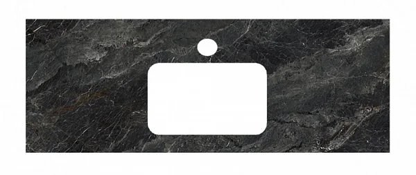 Kerama Marazzi PL2.VT93/120 Спец. изделие для раковин, встраиваемых сверху, 120 см Риальто темный се