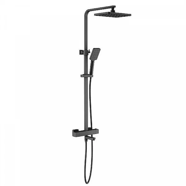 Душевая система с термостатом Timo Tetra-thermo SX-0169/03 черный