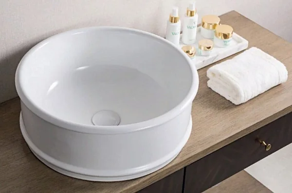 Раковина накладная керамическая круглая BB1383 BelBagno