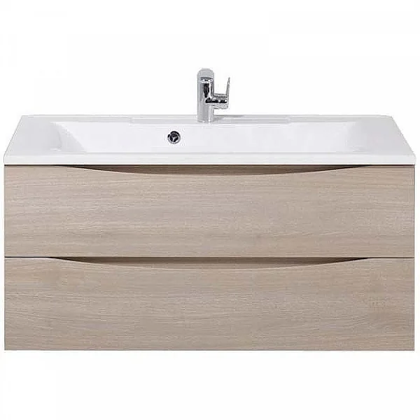 MARINO База под раковину подвесная с двумя выкатными ящиками, Rovere Grigio, 1000x445x500, MARINO-10