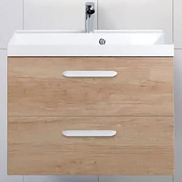 AURORA База под раковину подвесная с 2 выкатными ящ, Rovere Nebrasca Nature, 700x450x50 BelBagno