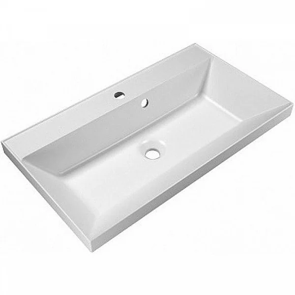 Раковина из литьевого мрамора, 800x450x150, BB800/450-LV-MR-AST BelBagno