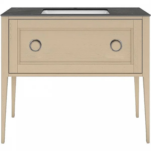 Kerama Marazzi PL.CN.100.1/CAP.M Тумба PLAZA Classic NEO напольная 1 ящик 100, капучино матовый