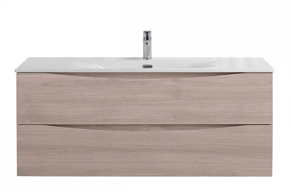 MARINO-CER-N База под раковину подвесная с двумя выкатными ящиками, Rovere Grigio, 1196x460x500, MAR