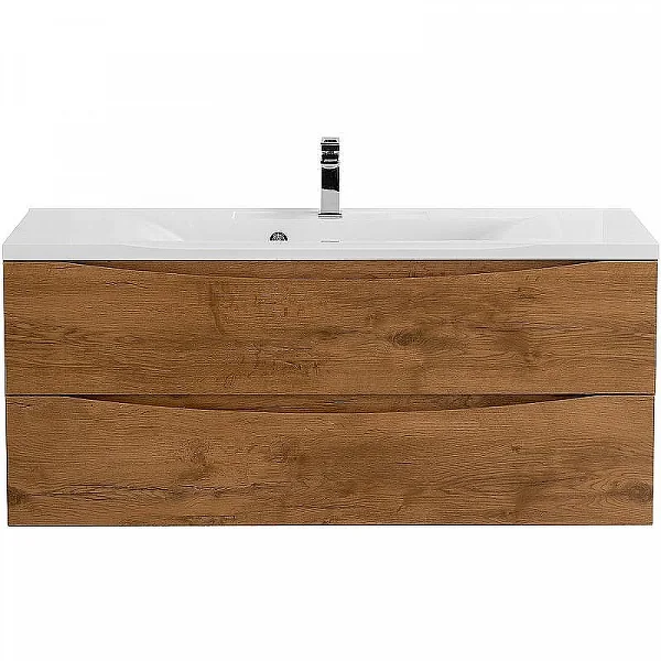 MARINO База под раковину подвесная с двумя выкатными ящиками, Rovere Nature, 1100x450x500, MARINO-11