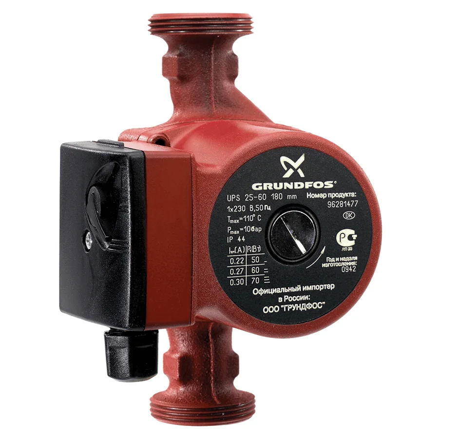 Циркуляционный насос Grundfos UPS 25-40 180