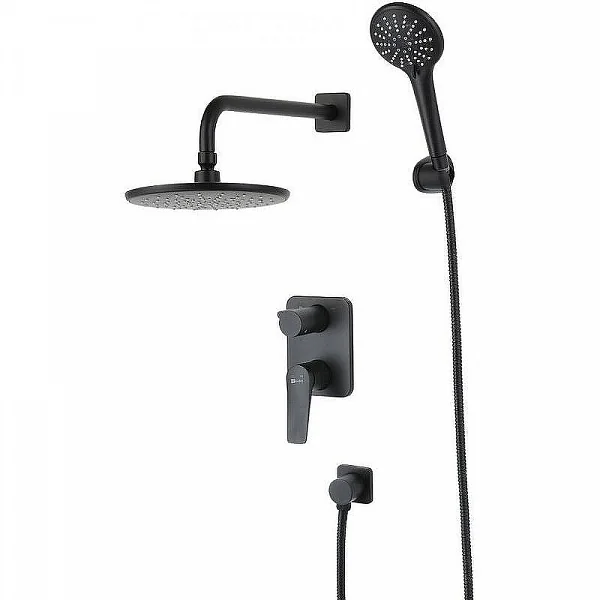 Смеситель Lemark Bronx LM3729BL для душа, встраиваемый.