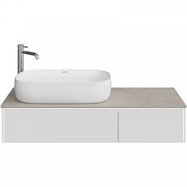 Kerama Marazzi MA.120.2/MGR.M Тумба MAGICA подвесная 120, 2 ящика, утренний серый матовый
