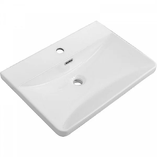 Керамическая раковина BB-8076-3-60, 610x430x145 BelBagno