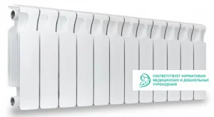 Биметаллический радиатор Rifar Monolit 300х12