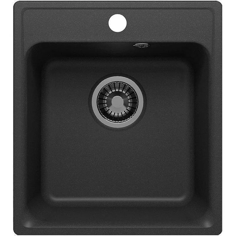 Кухонная мойка Reflection Quadra RF0243BL, черный
