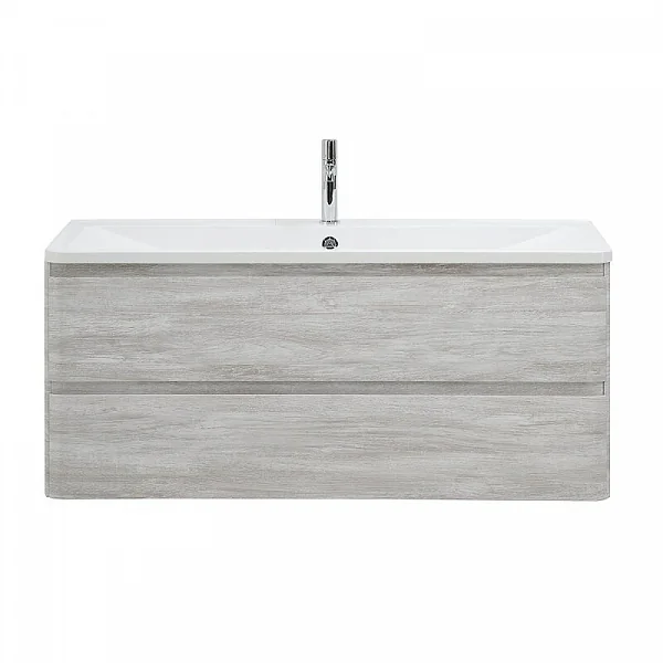 ALBANO База под раковину подвесная с 2 выкатными ящ, Rovere Vintage Bianco, 1200x450x500 BelBagno