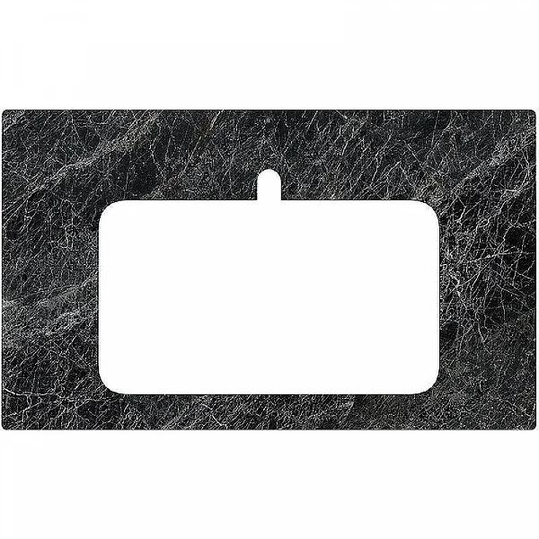 Kerama Marazzi PL2.VT93/80 Спец. изделие для раковин, встраиваемых сверху, 80 см Риальто темный серы