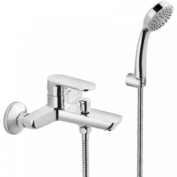 Kerama Marazzi 69340CKM.21.018 Смеситель для ванны PIANO настенный, хром глянец