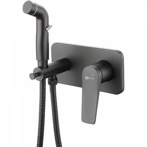 Смеситель Lemark Bronx LM3720BL с гигиеническим душем встраиваемый