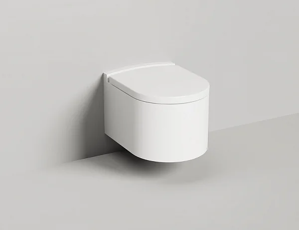 Salini GEMELLI Унитаз подвесной 530х410х420 мм, материал S-Stone матовый, внутри керамика, крышка ми