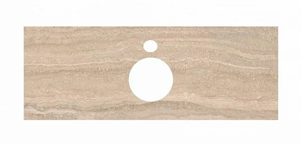 Kerama Marazzi PL1.SG560400R/120 Спец. изделие для накладных раковин 120 см Риальто песочный