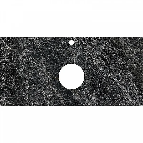 Kerama Marazzi PL1.VT93/100 Спец. изделие для накладных раковин 100 см Риальто темный серый лапп.