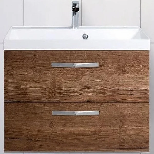 AURORA База под раковину подвесная с 2 выкатными ящиками, Rovere Tabacco, 600x450x500 BelBagno