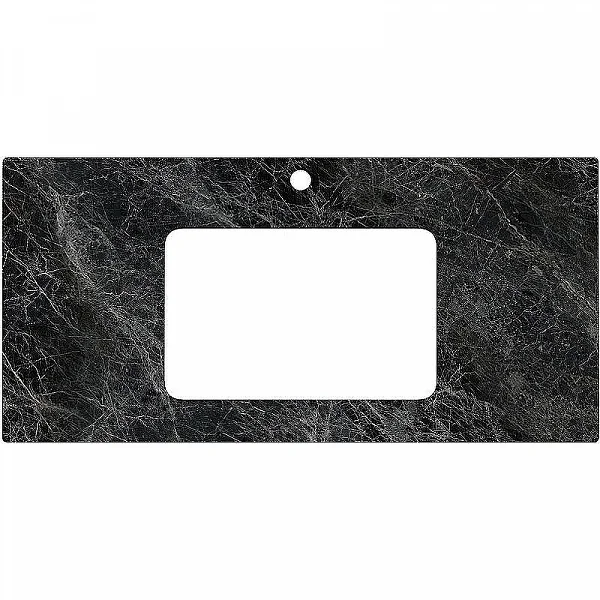 Kerama Marazzi PL3.VT93/100 Спец. изделие для раковин, встраиваемых снизу, 100 см Риальто темный сер