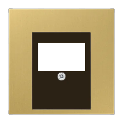 Крышка для ТАЕ и USB розеток, фиксация винтом; металл; латунь classic; Messing JUNG