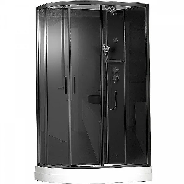 Timo Premium ILMA Black 902 R душевая кабина (120*80*222)