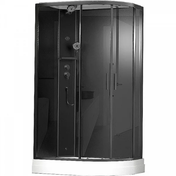 Timo Premium ILMA Black 902 L душевая кабина (120*80*222)