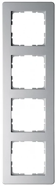 Рамка G-Flex 4-постовая, цвет Алюминий JASMART