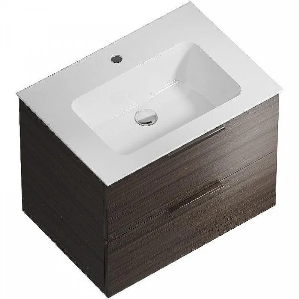 Kerama Marazzi PI.F.65/OLM Тумба PIANO Forte подвесная 65 см, 2 ящика, дымчатый вяз