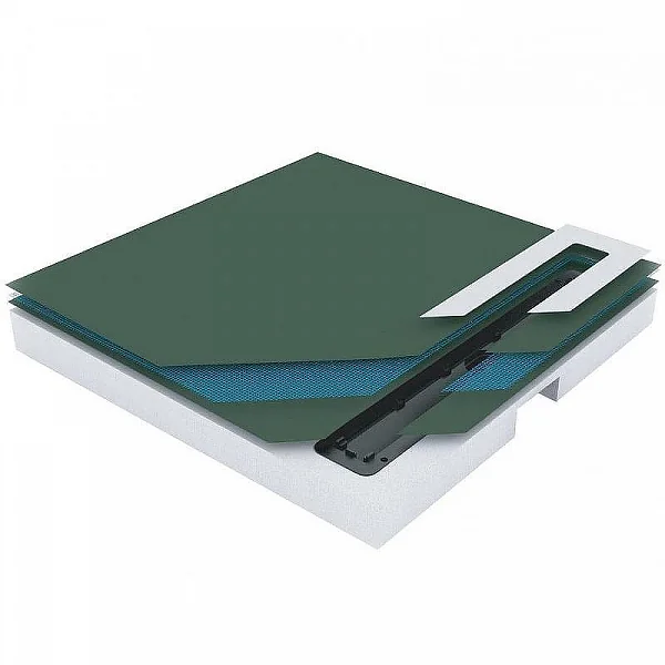 Душевой поддон Confluo Board UNI 900 Frameless Line Black Glass 550 PESTAN