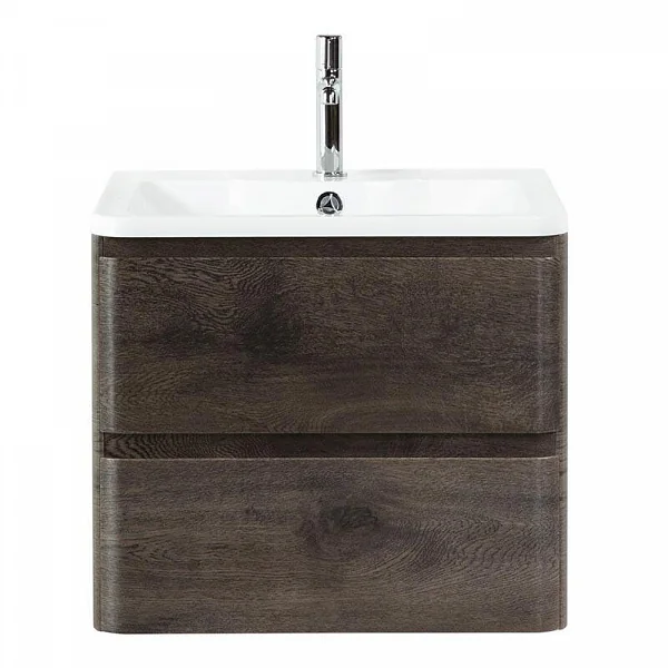 ALBANO База под раковину подвесная с 2 выкатными ящ, Robere Nature Grigio, 700x450x500 BelBagno