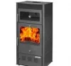 ROSE OVEN ANTHRACITE печь-камин со встроенной духовкой Hosseven 5066