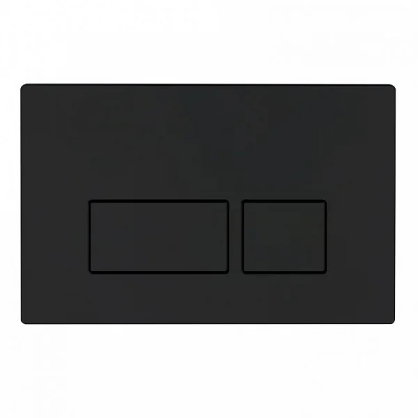 Кнопка смыва BB044NERO, чёрная матовая BelBagno