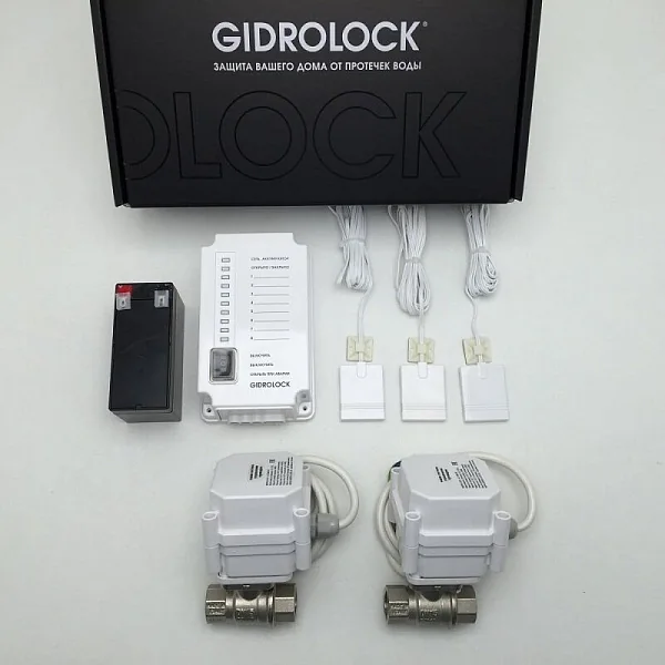 Система защиты от протечки воды Комплект Gidrolock Premium BUGATTI 3/4