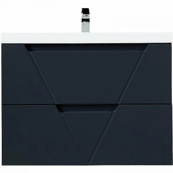 VITTORIA База под раковину подвесная с 2 выкатными ящиками, Grigio Opaco, 900x450x570, VITTORIA-900-