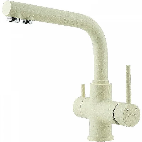 Смеситель для кухни Lemark COMFORT LM3061 с подключением к фильтру питьевой воды, цвет: шампань