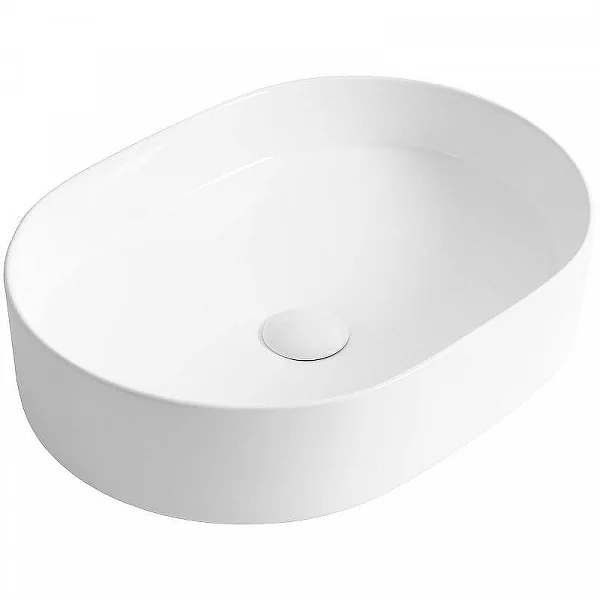 Раковина керамическая накладная, овальная BB1483, 500x370x135 BelBagno